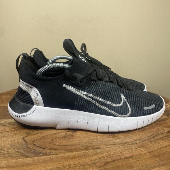 Nike Free Run Flyknit Next Nature Womens Black Size 8 Running Shoes DX6482-002 - Picture 1 of 12